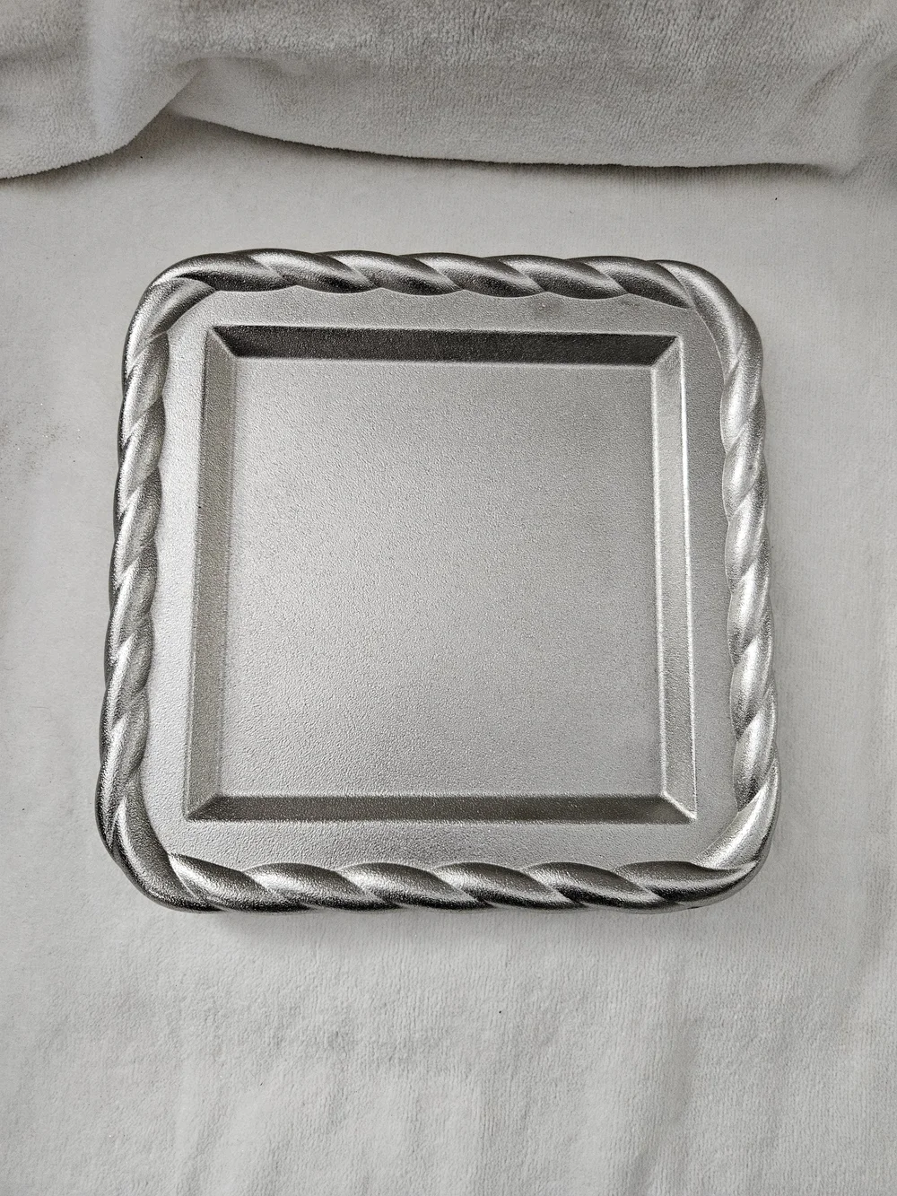 NWT Threshold x Studio McGee Silver Recycled Aluminum Square Rope Tray